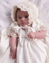 Load image into Gallery viewer, Girls Sterling Silver Pearl and Cross Baby Bracelet Kids (Co: Large 6-12 Years