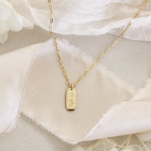 Load image into Gallery viewer, Beloved Necklace, Ephesians 5:1: Yellow Gold