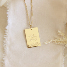 Load image into Gallery viewer, 1 Corinthians 13:13 Necklace, Faith Hope Love Necklace: Silver