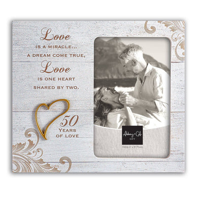 Love is a Miracle 50th Anniversary Frame