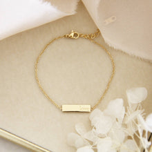 Load image into Gallery viewer, Love Bracelet, 1 Corinthians 13:4-13: Yellow Gold