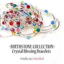 Load image into Gallery viewer, 8mm Sapphire Crystal Blessing Bracelet - September: S