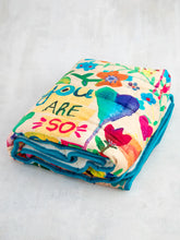 Load image into Gallery viewer, Cozy Weighted Blanket - Floral You Are So Loved