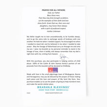 Load image into Gallery viewer, A Father's Love Blessing for My Child Bracelet