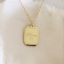 Load image into Gallery viewer, Faith Necklace, Hebrews 11:1: Yellow Gold
