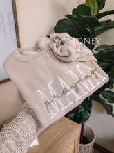 Load image into Gallery viewer, Embroidered Praying Mama SAND Sweatshirt ORIGINAL