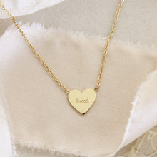 Load image into Gallery viewer, Wonderfully Made, Loved Necklace, Psalms 139:14: Yellow Gold
