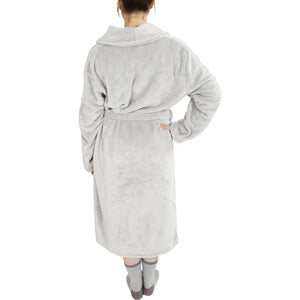 Loved One Size Fits Most Gray Royal Plush Robe