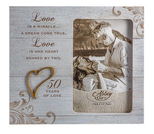Love is a Miracle 50th Anniversary Frame
