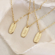 Load image into Gallery viewer, Beloved Necklace, Ephesians 5:1: Yellow Gold