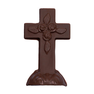 3-D Chocolate Cross: White
