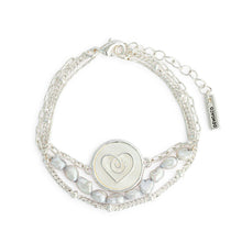 Load image into Gallery viewer, Grateful Heart Mother of Pearl Bracelet