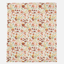 Load image into Gallery viewer, Floral Holy Family Hearts Minky Blanket