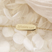 Load image into Gallery viewer, Chosen Bracelet, Ephesians 1:4-5: Silver