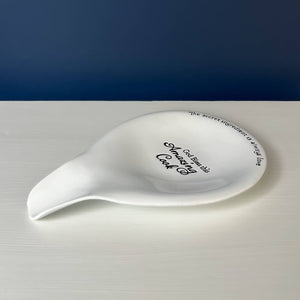 White Amazing Cook Spoon Rest