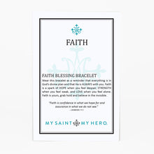 Load image into Gallery viewer, Faith Blessing Bracelet - Slate/Silver