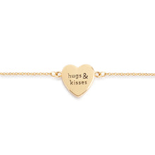 Load image into Gallery viewer, Art Heart Bracelet - Hugs & Kisses