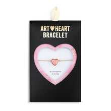 Load image into Gallery viewer, Art Heart Bracelet - Be Courageous & Strong