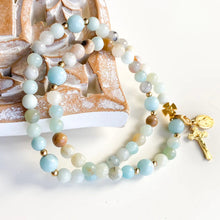 Load image into Gallery viewer, Gianna | Stretch & Wrap Rosary Bracelet