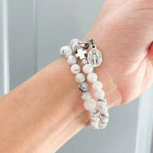 Load image into Gallery viewer, Glory | Stretch &amp; Wrap Rosary Bracelet - Small