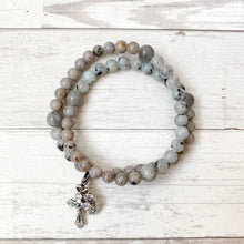 Load image into Gallery viewer, Vianney | Stretch & Wrap Rosary Bracelet | Small & Medium
