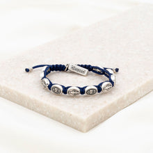 Load image into Gallery viewer, Miraculous Mary Blessing - Navy/Silver