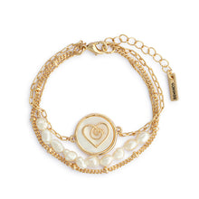 Load image into Gallery viewer, Grateful Heart Mother of Pearl Bracelet