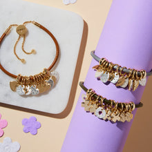 Load image into Gallery viewer, Gunmetal Heart and Angel Wing Bracelet
