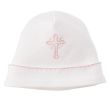 Load image into Gallery viewer, Pink French Knot Cross Cap