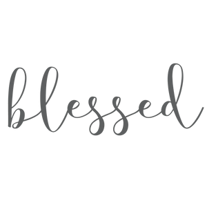 Blessed Script Wall Decor