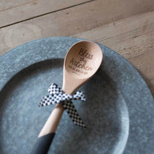 Load image into Gallery viewer, Bless This Kitchen Sentiment Spoon