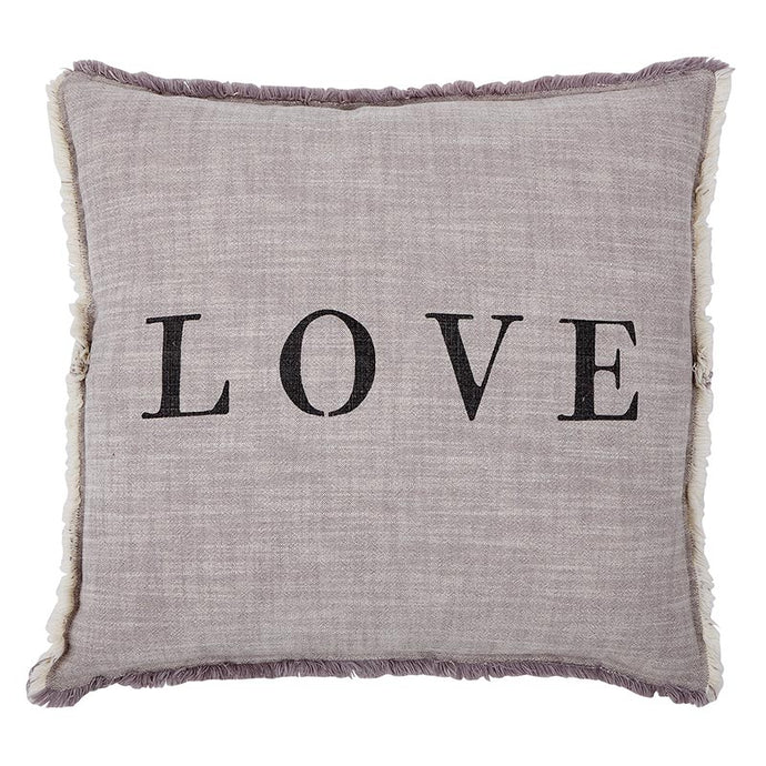 Face to Face Square Sofa Pillow - LOVE