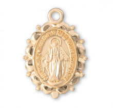 Load image into Gallery viewer, Miraculous Medal Sterling Silver Oval