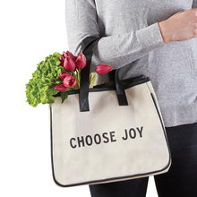 Load image into Gallery viewer, Mini Canvas Tote - Choose Joy