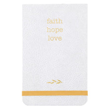 Load image into Gallery viewer, Coptic Notepad - Faith Hope Love
