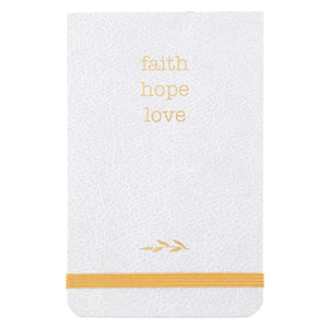 Coptic Notepad - Faith Hope Love