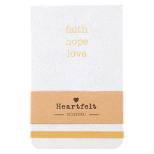 Load image into Gallery viewer, Coptic Notepad - Faith Hope Love