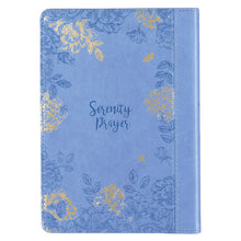 Load image into Gallery viewer, Serenity Prayer Blue Slimline Faux Leather Journal