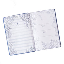 Load image into Gallery viewer, Serenity Prayer Blue Slimline Faux Leather Journal
