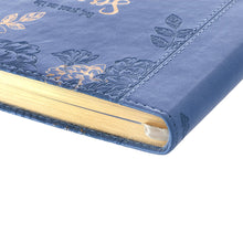 Load image into Gallery viewer, Serenity Prayer Blue Slimline Faux Leather Journal