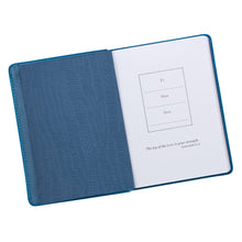 Load image into Gallery viewer, Be Strong & Courageous Handy-sized LuxLeather Journal - Joshua 1:9