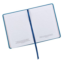 Load image into Gallery viewer, Be Strong & Courageous Handy-sized LuxLeather Journal - Joshua 1:9