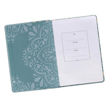 Load image into Gallery viewer, Hope & a Future Powder Blue Classic Faux Leather Journal - Jeremiah 29:11