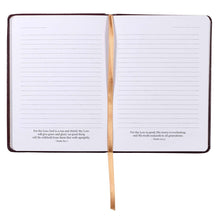 Load image into Gallery viewer, Be Still and Know Brown Handy-Sized Faux Leather Journal - Psalm 46:10
