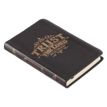 Load image into Gallery viewer, Trust in the LORD Black Handy-sized Full Grain Leather Journal - Proverbs 3:5