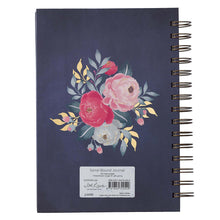 Load image into Gallery viewer, Best Teacher Ever Navy Large Wirebound Journal