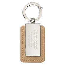 Load image into Gallery viewer, Righteous Man Key Ring in Tin - Proverbs 20:7