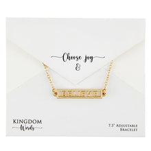 Load image into Gallery viewer, Believe Bracelet