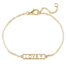 Load image into Gallery viewer, Love Cross Bracelet