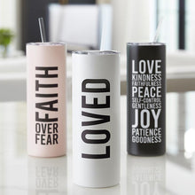 Load image into Gallery viewer, Skinny Tumbler - Loved